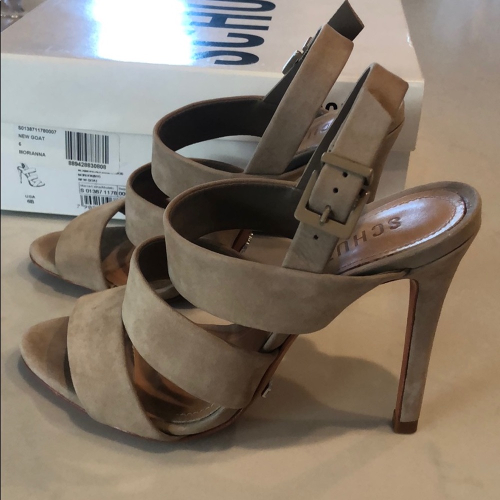 Suede Strappy Morianna Heel by SCHUTZ Size 6